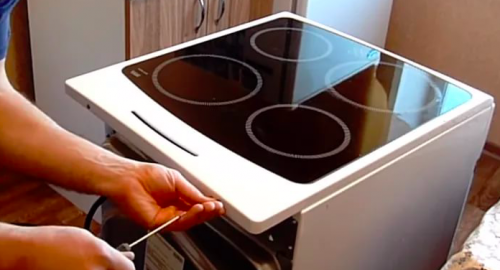 Ремонт сенсорной электроплиты. Южное Бутово